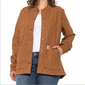 Carhartt Relaxed Fit Canvas Rib Collar Shirt Jacket - Size XS